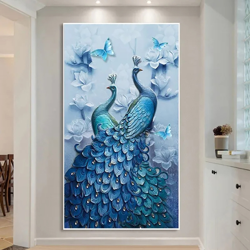 1pc Peacock Diamond Painting