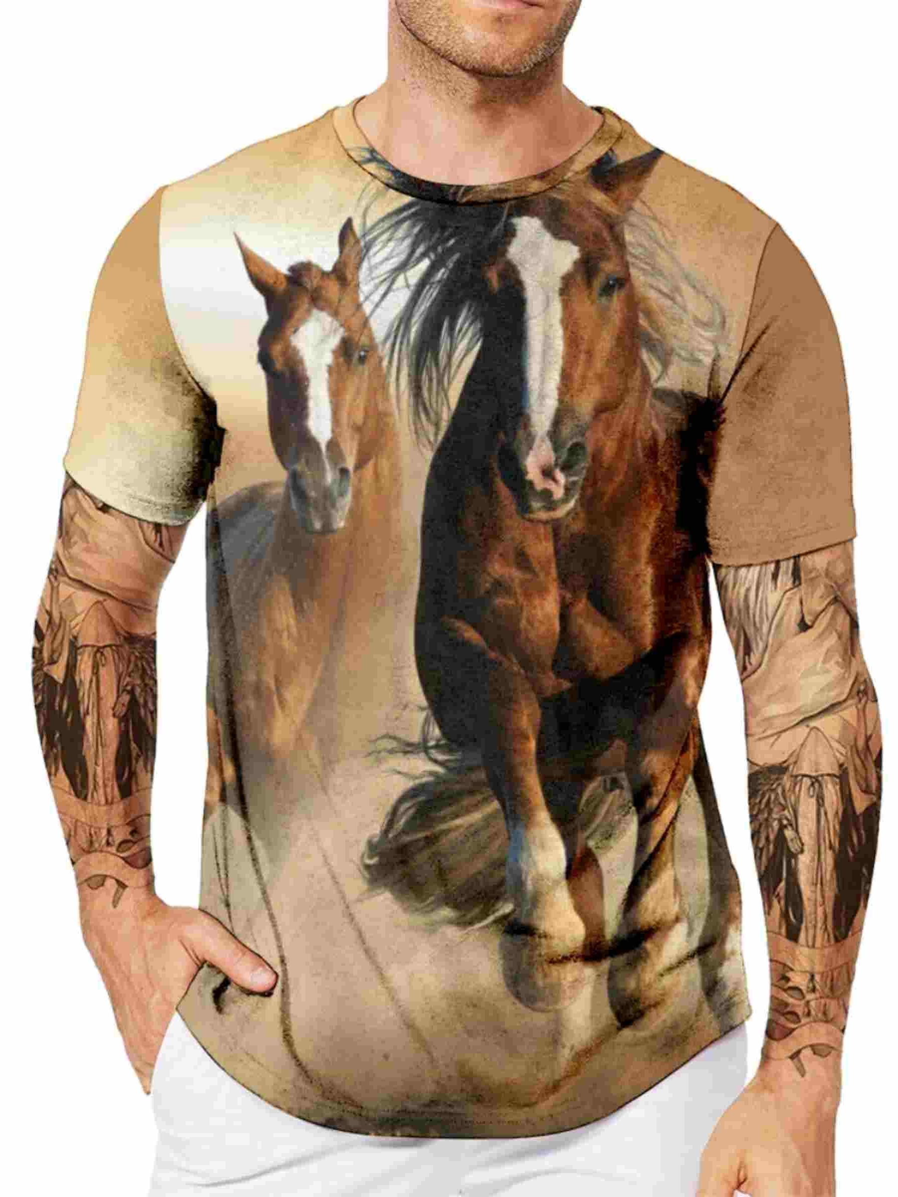 Mens Horse Shirts Temu