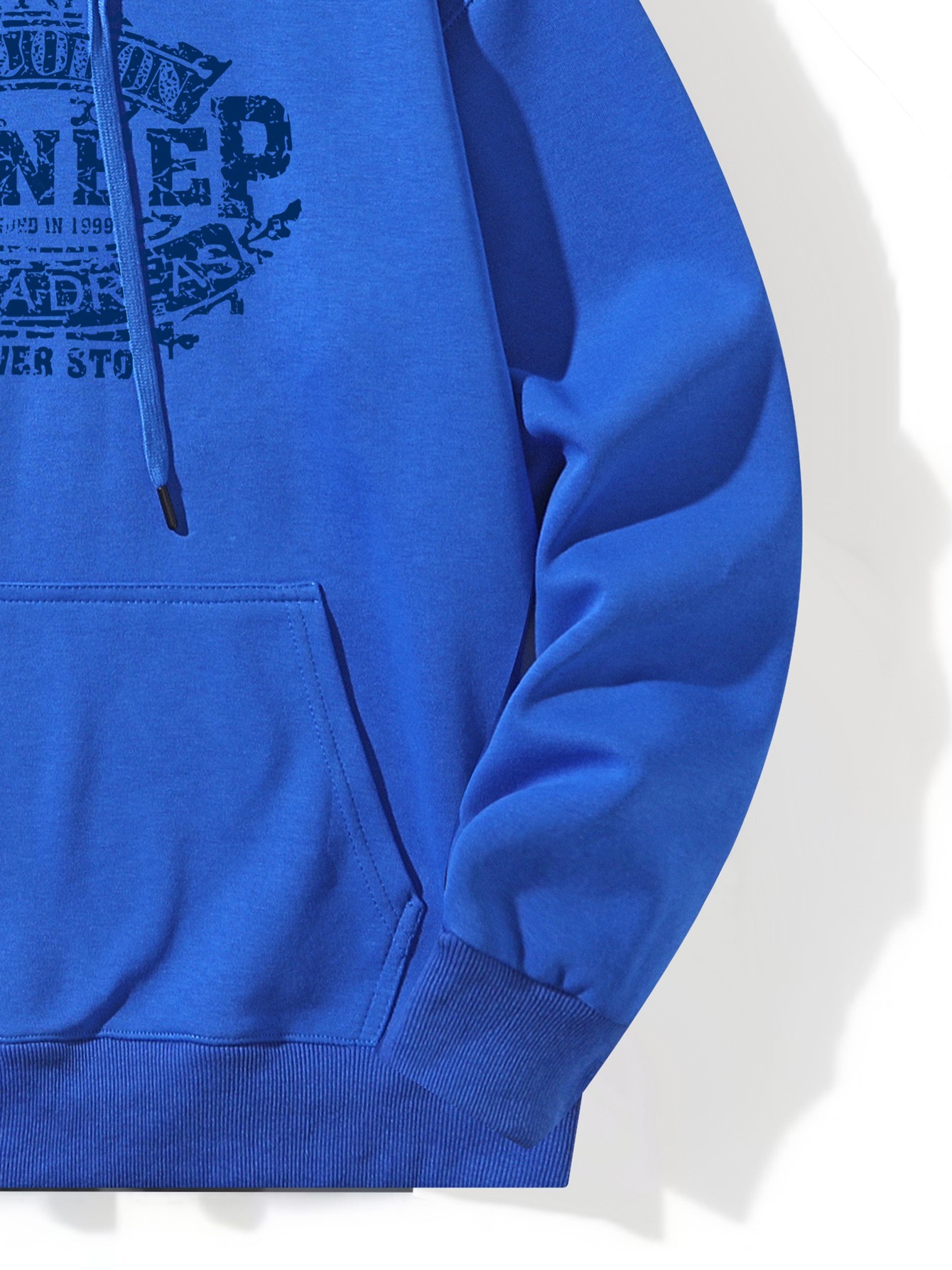Blue hoodie t-shirt for unisex cotton hoodie t-shirt men hoodie t