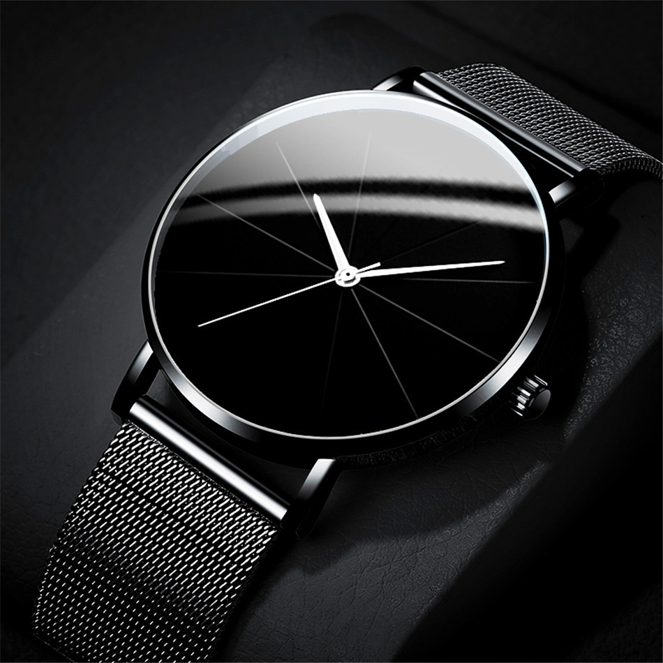 Men Simple Round Pointer outlet Quartz Watch