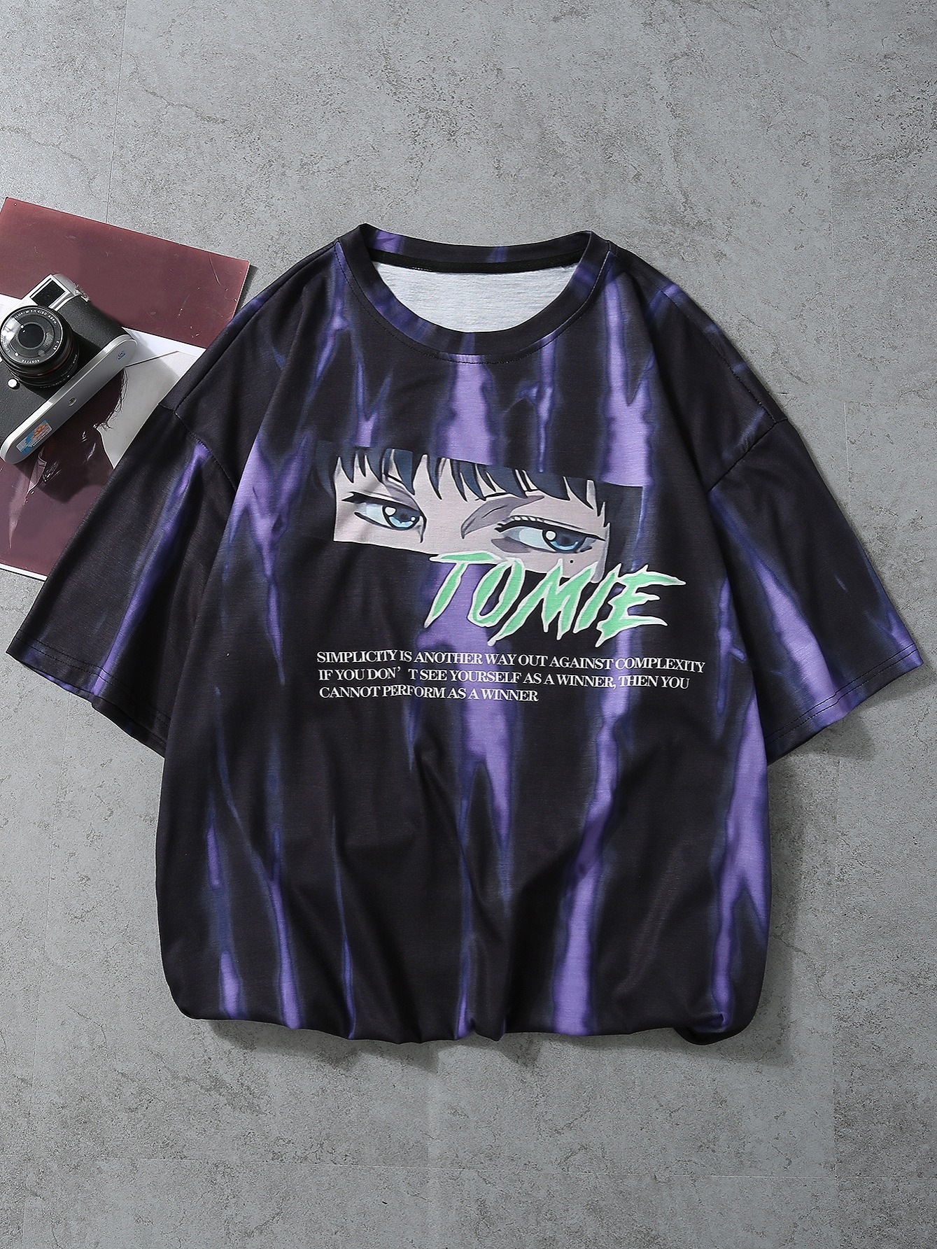 Tokyo Ghoul Japanese Anime Men's Officially Licensed Ken Kaneki Split Face  Tie-Dye Tee T-Shirt (Small, Purple/Black/Green Tie Dye) - Walmart.com