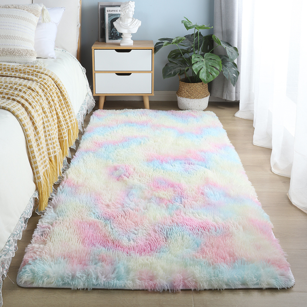 Dropship 1pc Soft Plush Shaggy Area Rugs, Fluffy Bubble Velvet Floor Carpet  For Bedroom Living Room, Bedside Rugs, Non-Slip Washable Carpet, to Sell  Online at a Lower Price