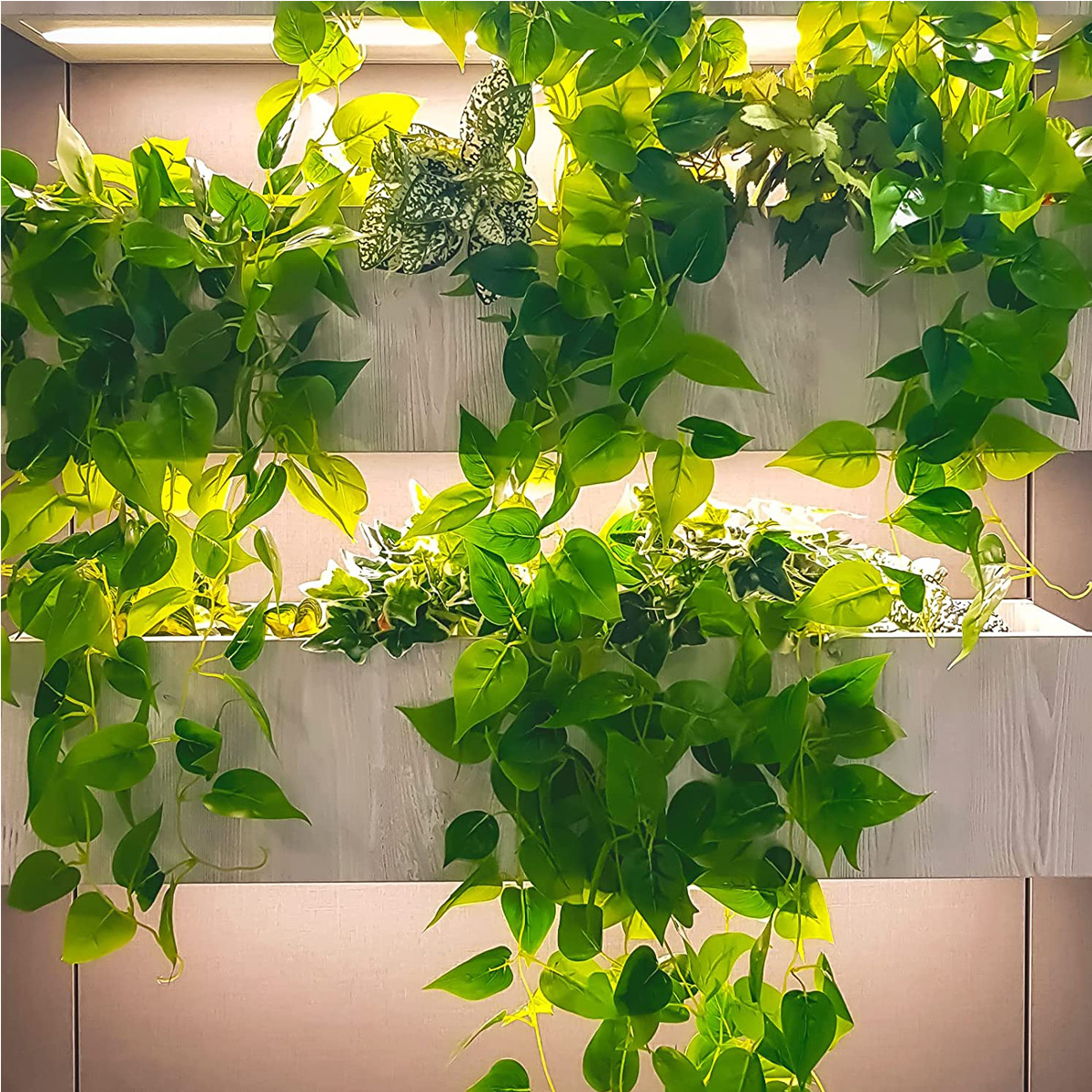 2/4pcs Fashion Artificial Hanging Plants Vine Fake Vine Wall Home