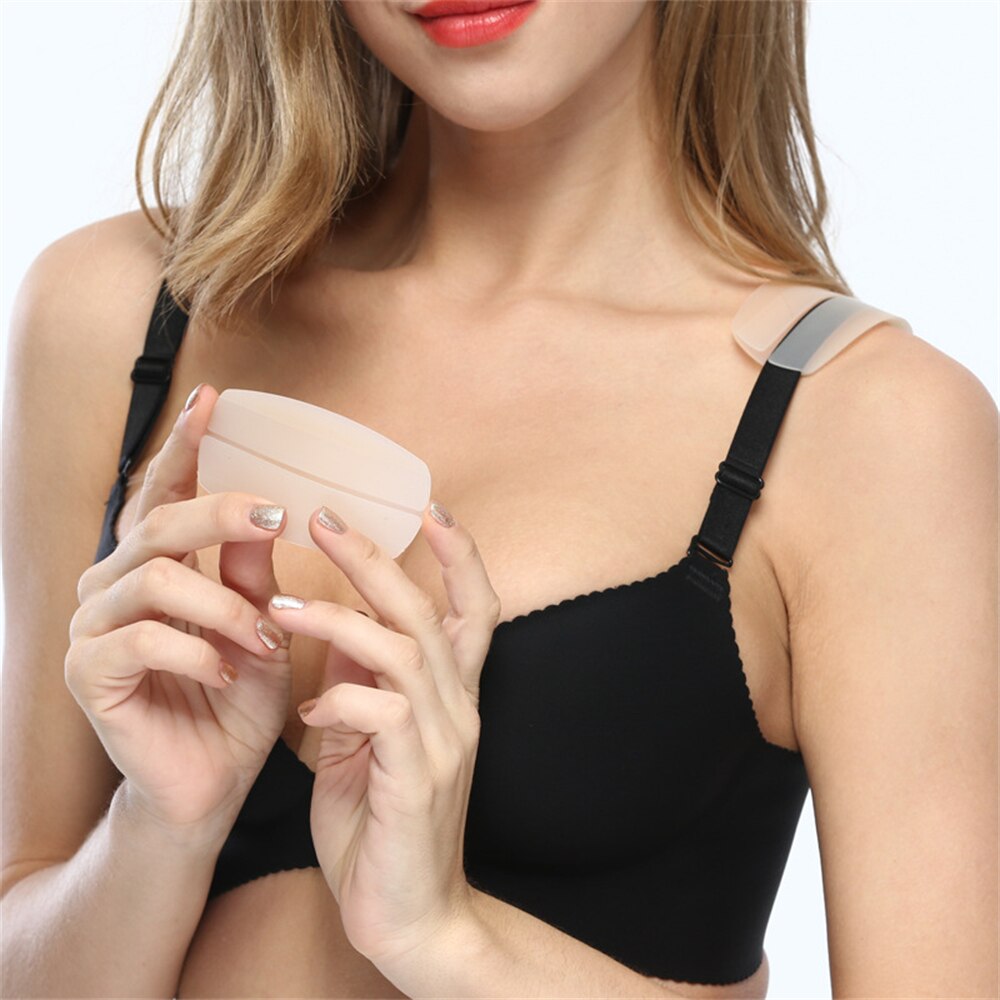 Silicone Shoulder Pads Transparent Shoulder Straps Underwear - Temu
