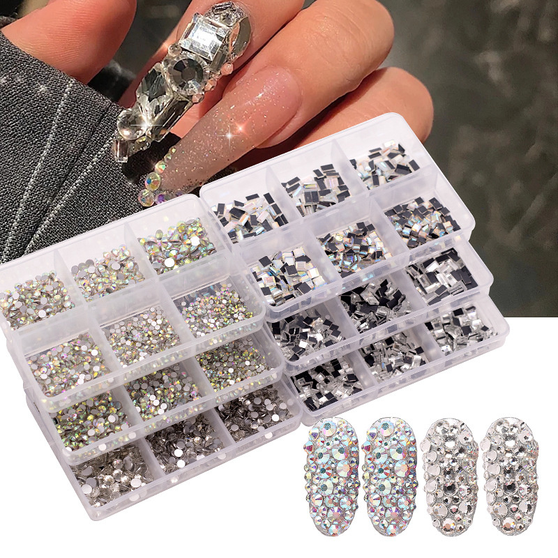1 Multi color Rhinestones For Nail Art And Crafts Clear - Temu
