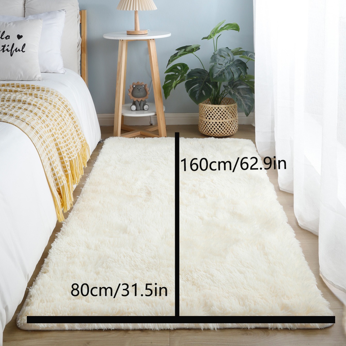 Dropship 1pc Soft Plush Shaggy Area Rugs, Fluffy Bubble Velvet Floor Carpet  For Bedroom Living Room, Bedside Rugs, Non-Slip Washable Carpet, to Sell  Online at a Lower Price
