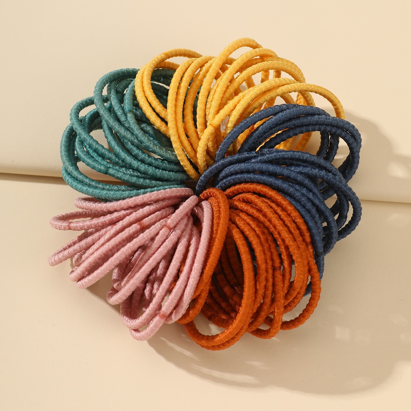 100pcs Multiple Color Mixed Mini Rubber Band Hair Rope Children's Headwear Accessories,Hair Products,Temu
