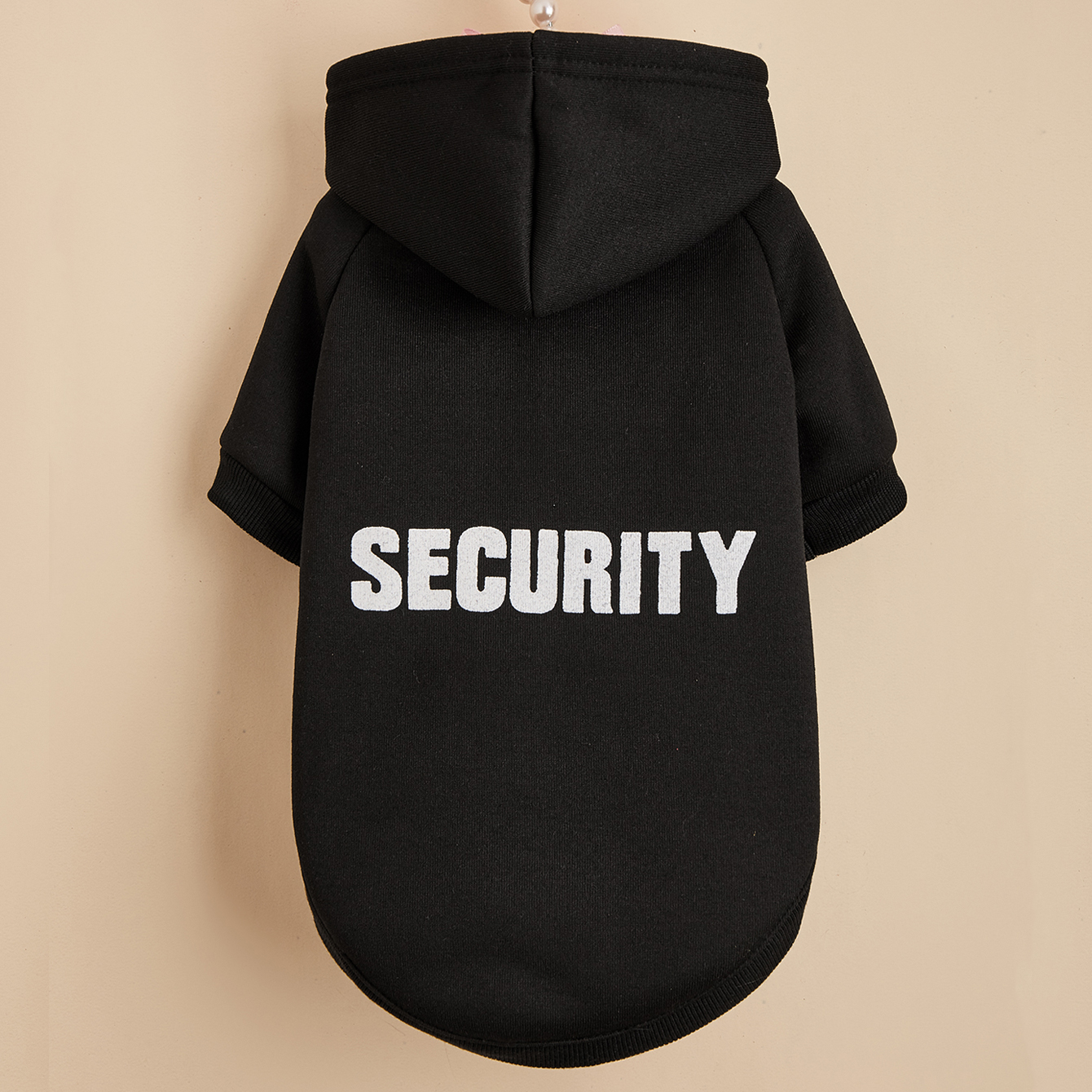 Dog hoodie outlet security