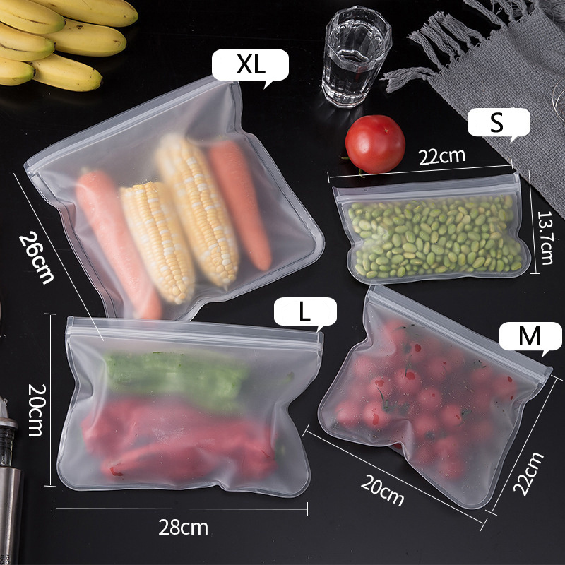 12 XL Frosted Resealable Bags Ziplock Seal Plastic Bag for 