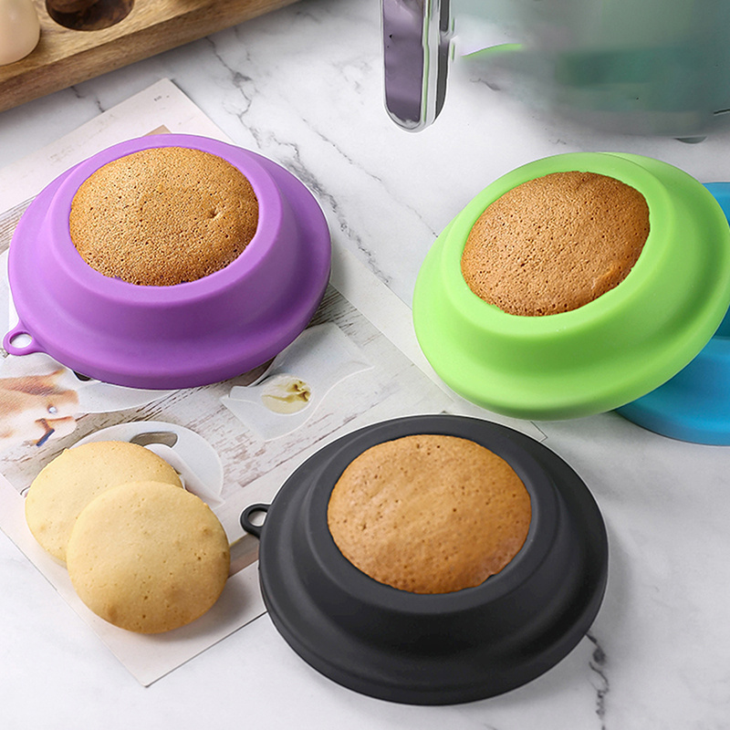 Food Grade Silicone Air Fryer Special Pan Candy Color Cake Mold - Home &  Kitchen - Temu