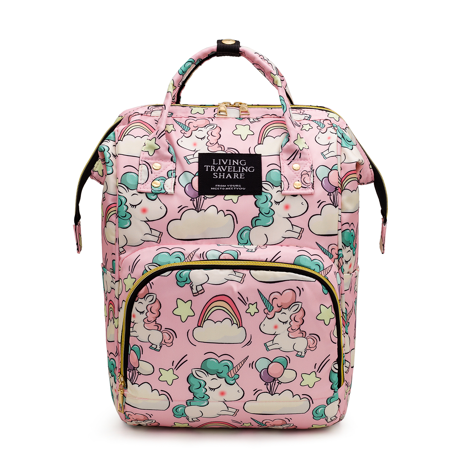 Large Capacity Lightweight Nylon Mommy Bag Backpack