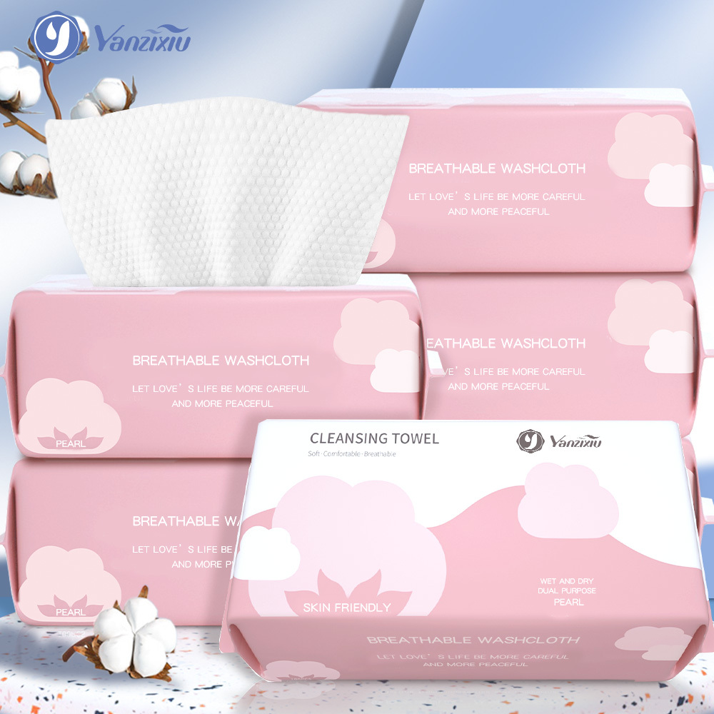 Disposable Face Towel Face Cloths For Washing Soft Cotton Dry Wipes