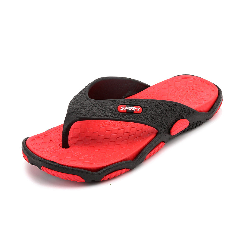 Men's Flip Flops, Cushioned Comfortable Lightweight Slides Slippers, Fashion EVA Thong Sandals For Indoor Outdoor Beach Shower