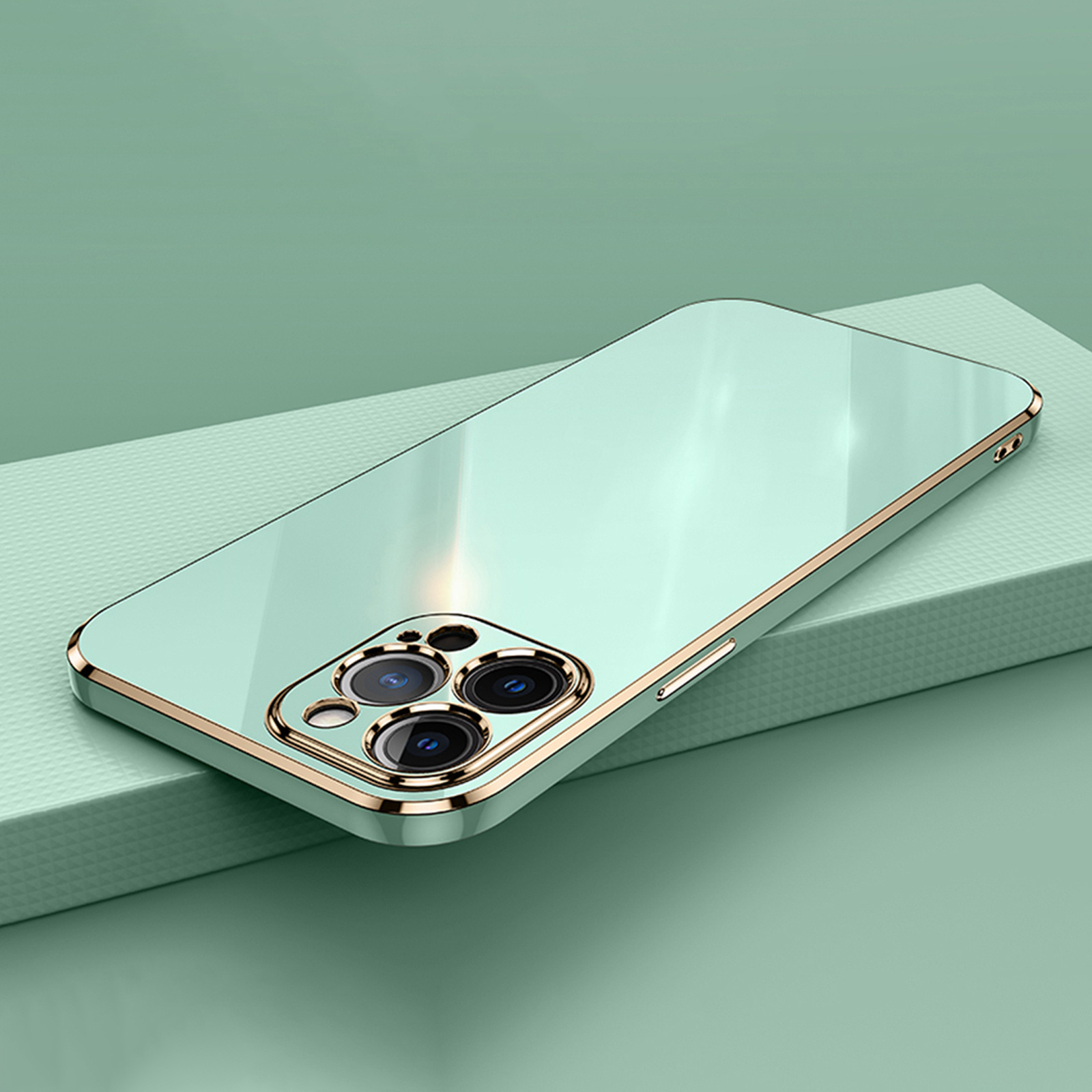 Silicone Plating Cover Luxury Electroplated Phone Case For Iphone
