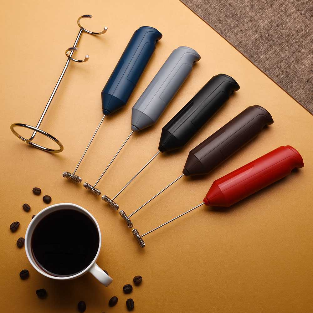 Egg Beater Milk Frother Handheld Cappuccino Maker Coffee Foamer Mixer  Chocolate Stirrer Mini Portable Blender Kitchen Whisk Tool