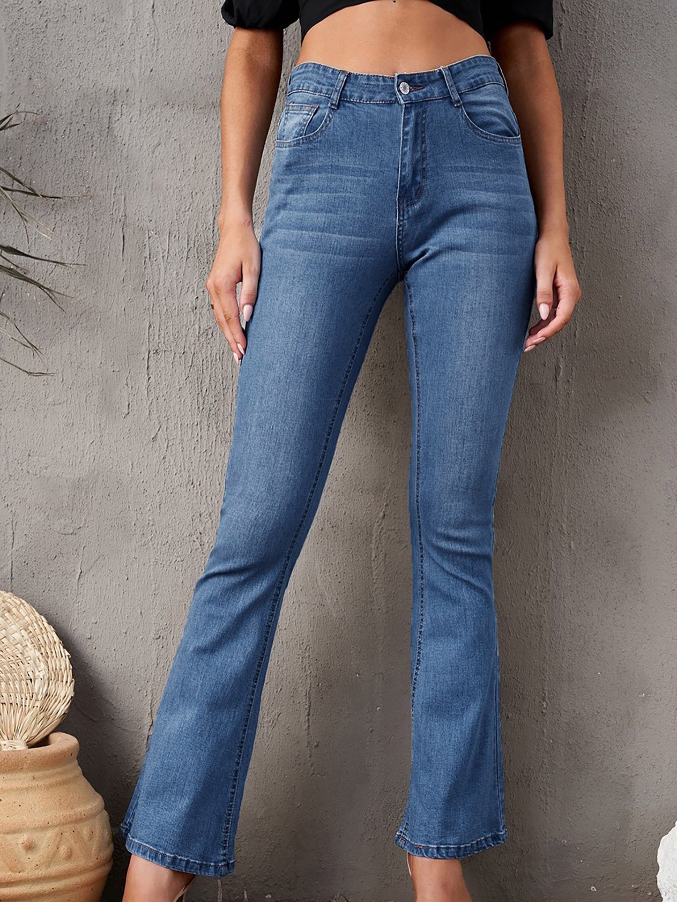 Womens Stretchy Bell Bottoms - Temu