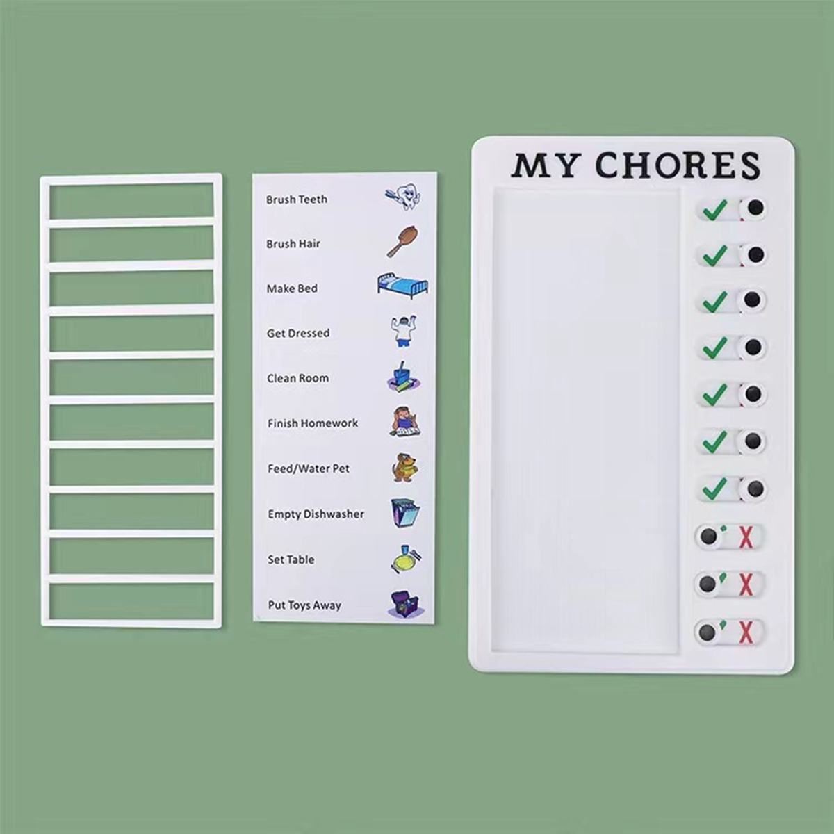 Chore Chart Memo Checklist Board Daily To Do List Planner Check List Chore  Board For Adults RV Checklist My Chores Elder Care Checklist For Check Ite
