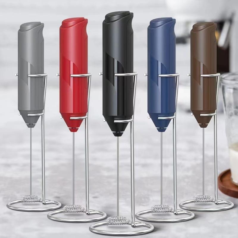 COOK WITH COLOR Ultra-High-Speed Egg Beater with Double Whisk and  Detachable Milk frother - Includes Convenient Stand, Creme