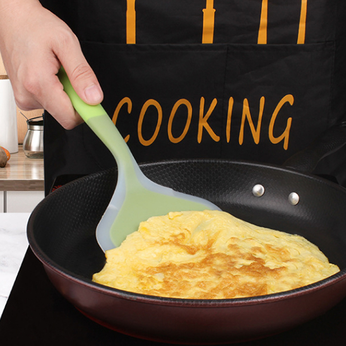 Durable Heat resistant Silicone Spatula For Eggs Crepes - Temu