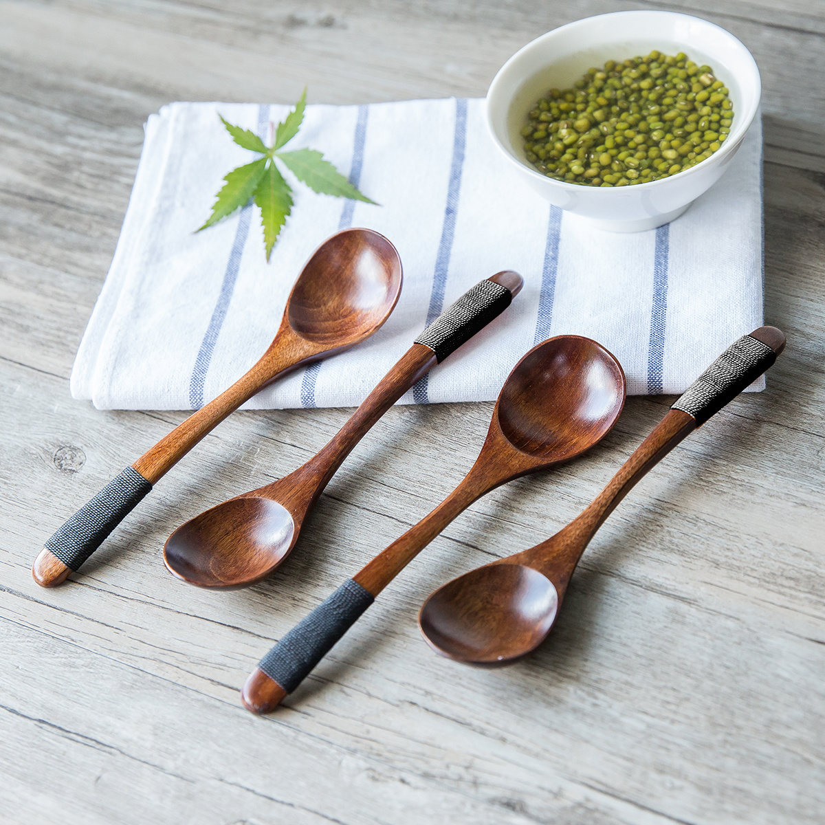 Wood Mixing Spoons - Temu