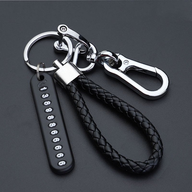 Anti Lost Keychain Pendant With Phone Number Strip | Free Shipping For ...
