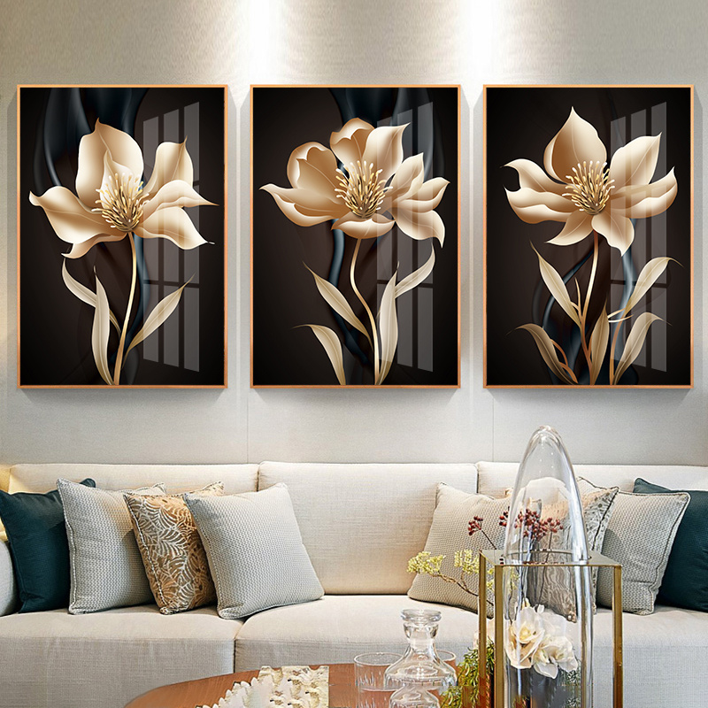 Cheap Wall Art Home Decor Quadri Su Tela 3 Pezzi Astratta Quadro Tulip  Fiori Dipinti Per S…