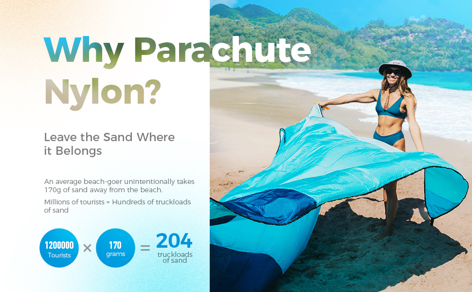 Parachute beach blanket hot sale