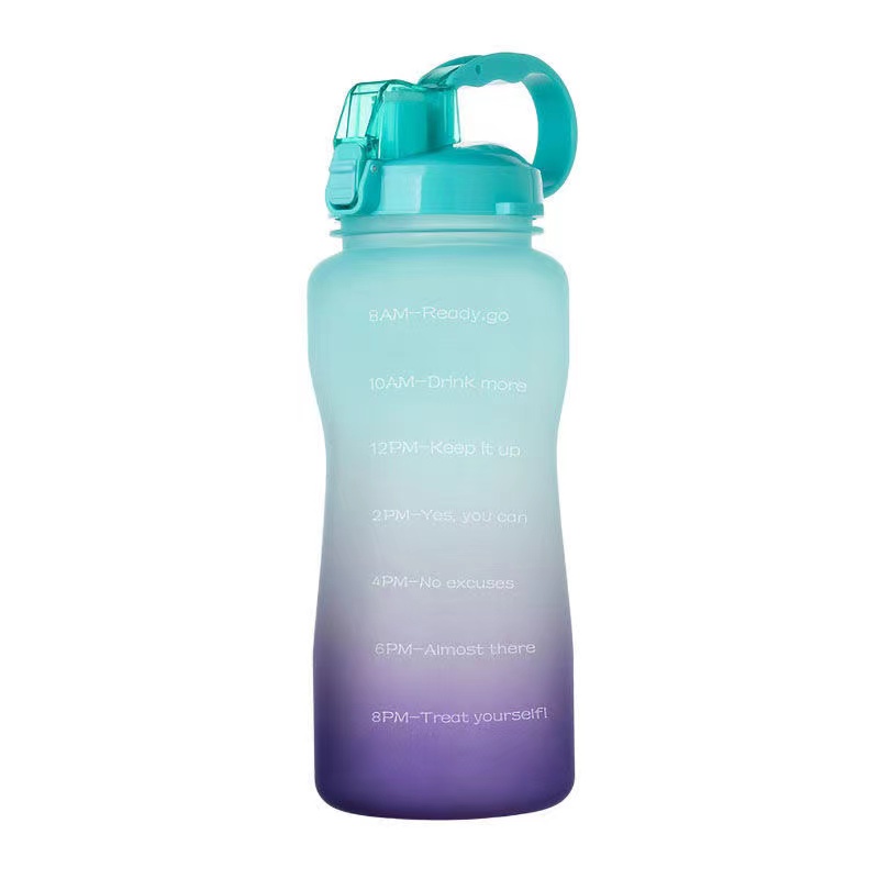 Water Bottle, 1 Gallon Fitness Sports Water Bottle With Time
