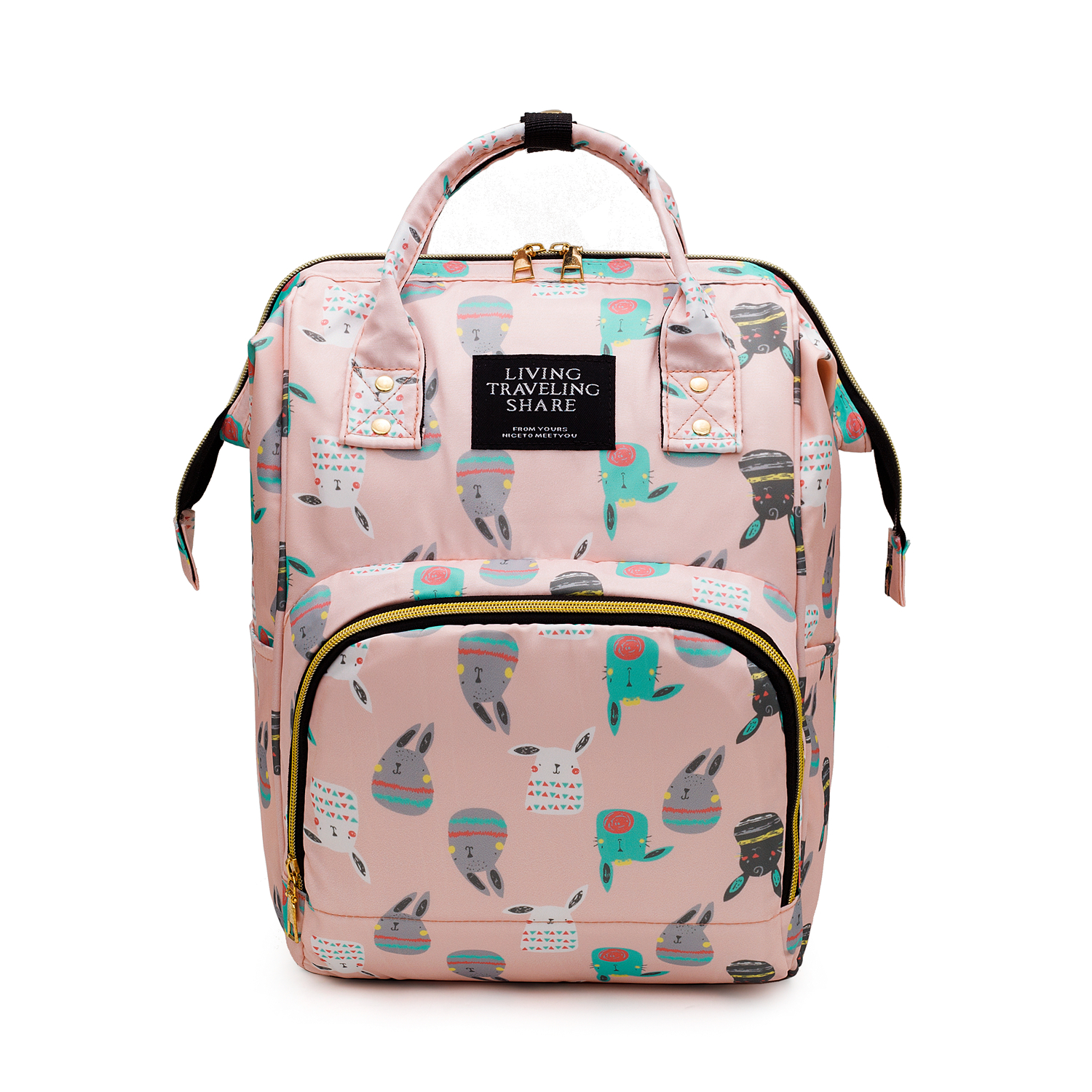 Large Capacity Lightweight Nylon Mommy Bag Backpack