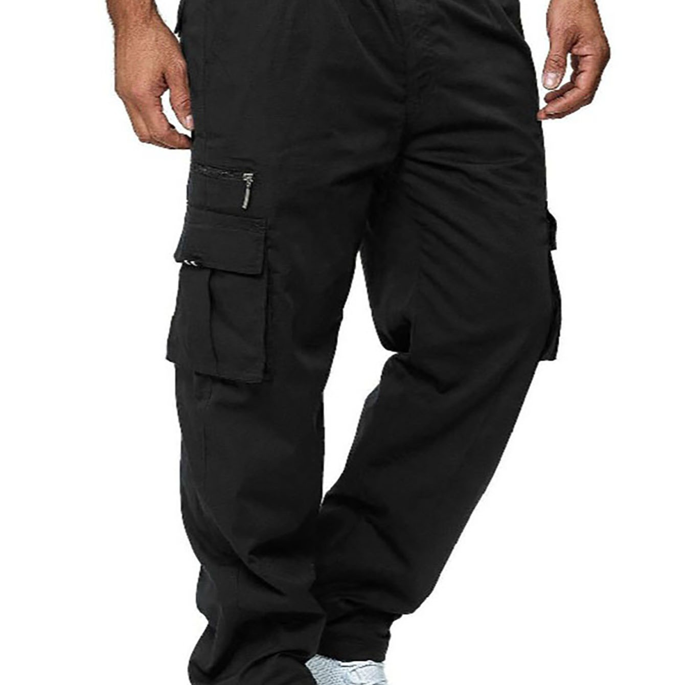 Men's Solid Color Casual Hip Hop Workwear Sports Pants