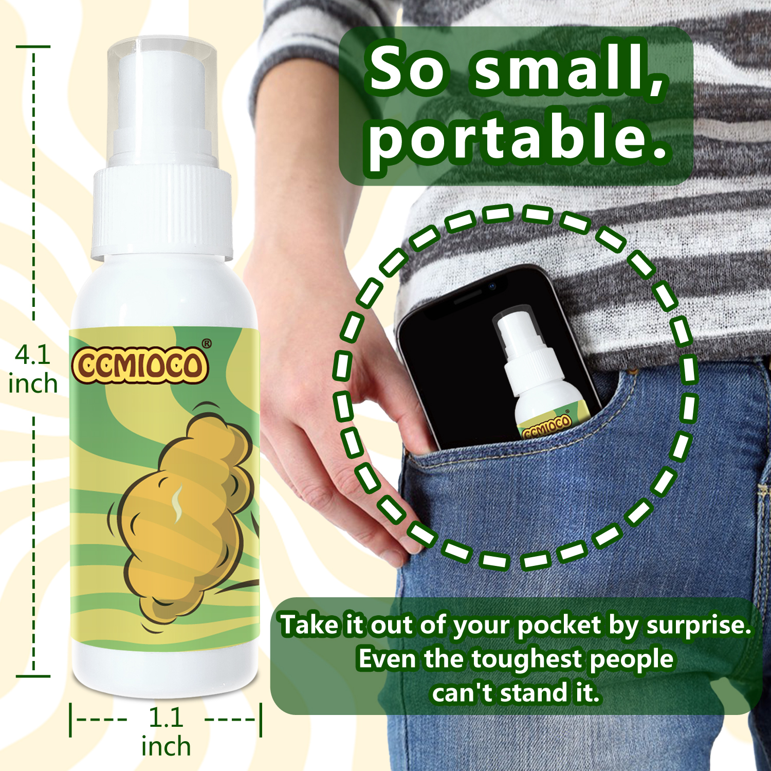 Fart Spray, Prank, Long-Lasting Smell, Funny And Entertaining,  Stress-Relieving, Liquid Spray Toy
