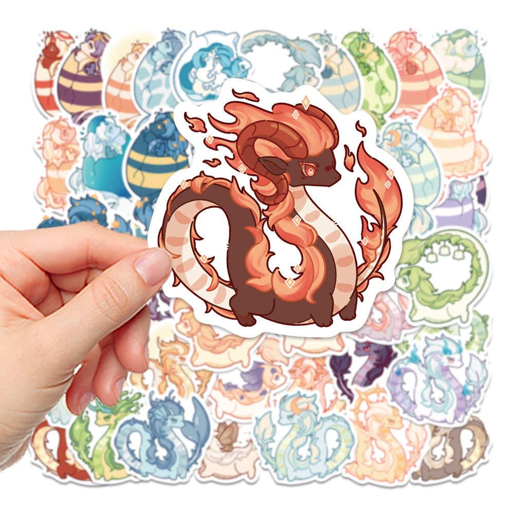 Pokemon Stickers for Water Bottles,, Big 50-Pack