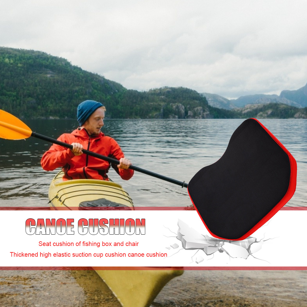 Kayak Seat Cushion Pad,kayak Seat Cushion Kayaks Boats,boat Seat,seat Pad  Cushion Thicken Soft Canoe Fishing Boat Sit Seat Cushion Pad(1pc, Blac -t