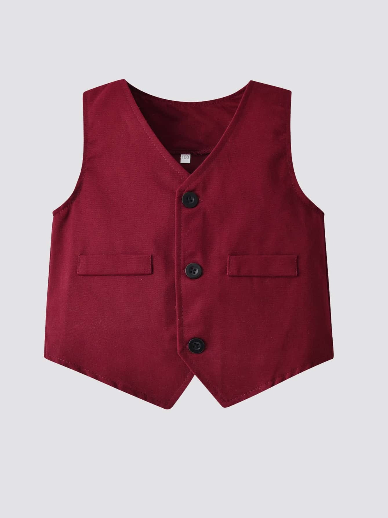 Baby boy hot sale red vest