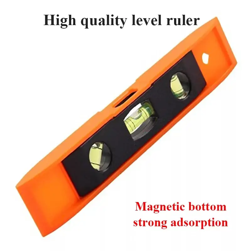 High Precision Spirit Level Magnetic Ruler Digital Scale Horizontal Length  Measurement Capability Spirit Bubble Level Tool