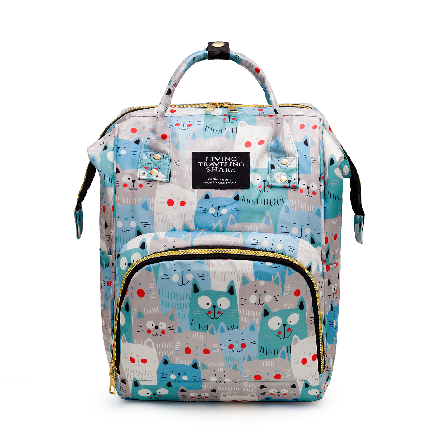 Large Capacity Lightweight Nylon Mommy Bag Backpack