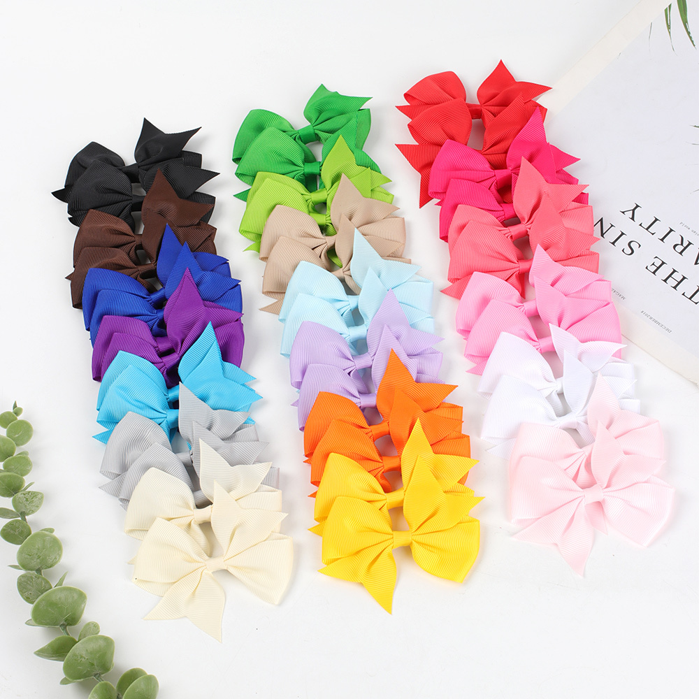 40pcs of Colorful Fun: Enjoy Hair Clips with These Adorable Bow Hair Accessories, Ideal choice for Gifts