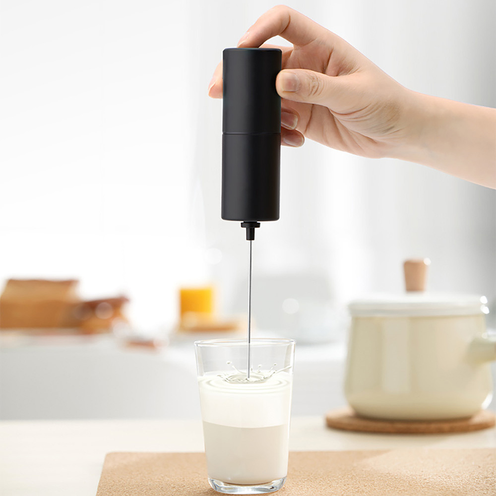 Portable Rechargeable Electric Milk Frother Foam Maker Handheld Foamer High  Speeds Drink Mixer Coffee Frothing Wand whisk