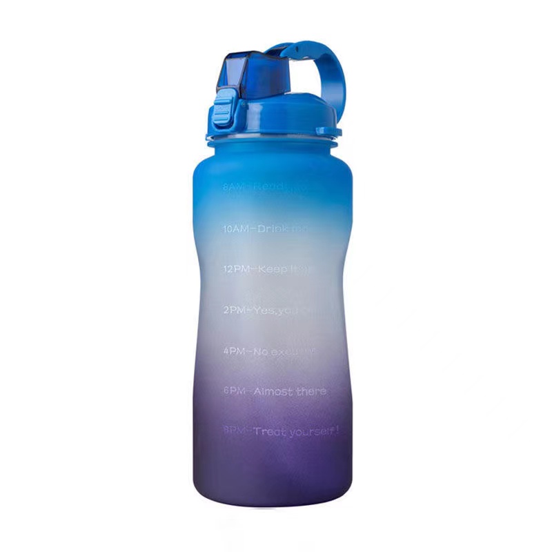 1L Sport Water Bottle With Time Marker & Straw Motivational Water Jug BPA  Free Leakproof Large