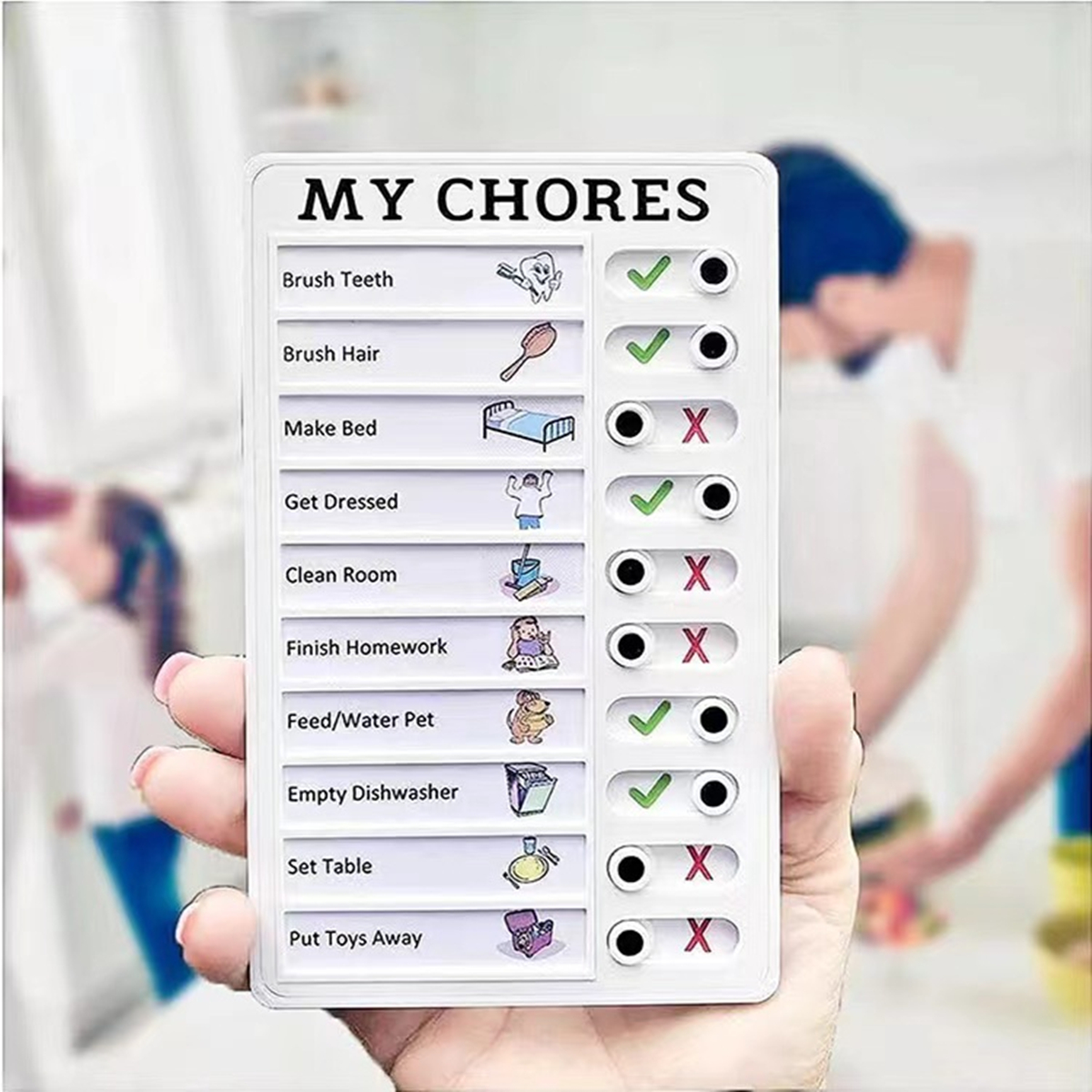 Chore Chart Memo Checklist Board Daily to Do List Planner Check List Chore  Board for Kids Adults RV Checklist My Chores Elder Care Checklist for Check