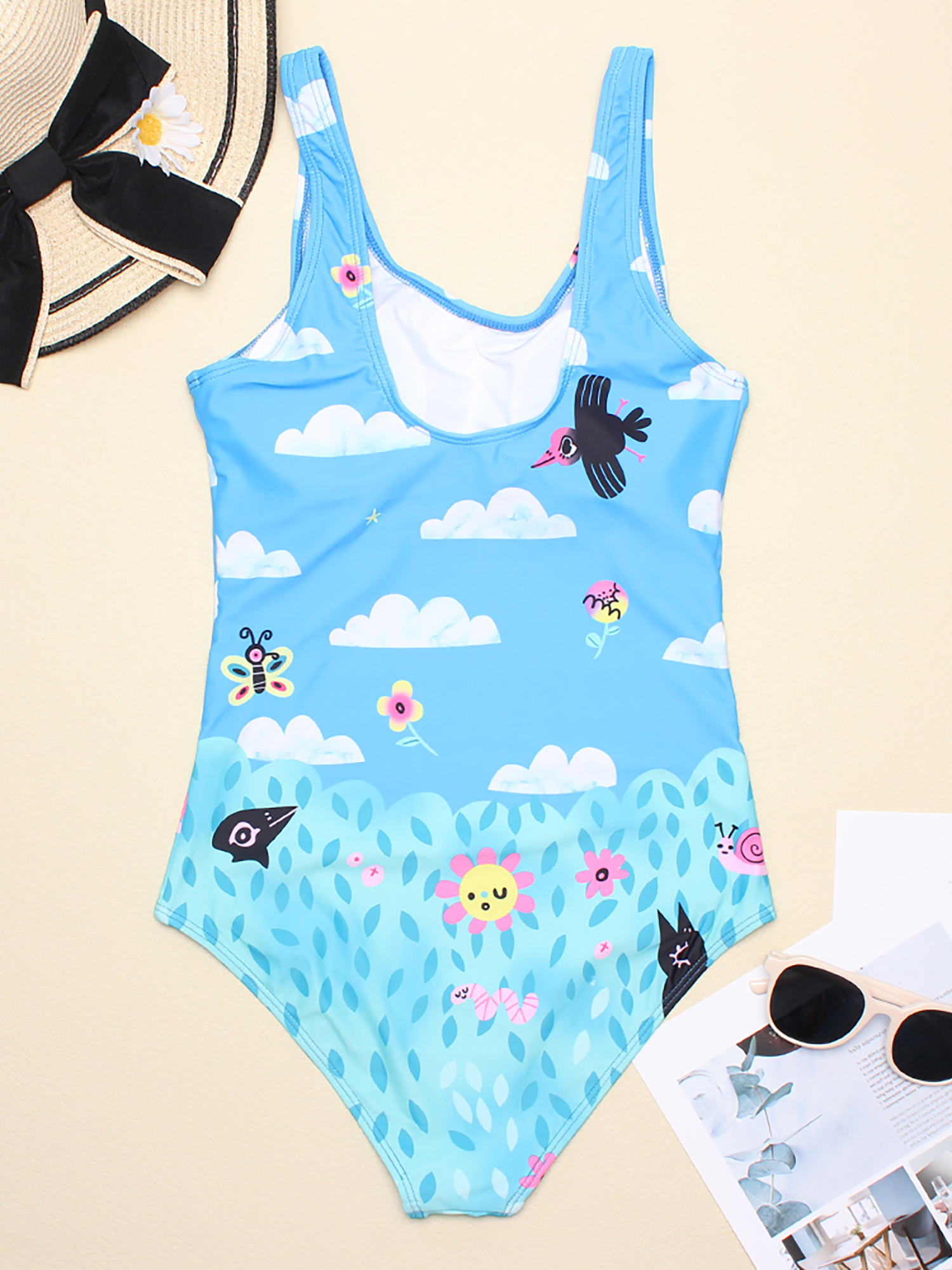 Anime girl in clearance one piece swimsuit