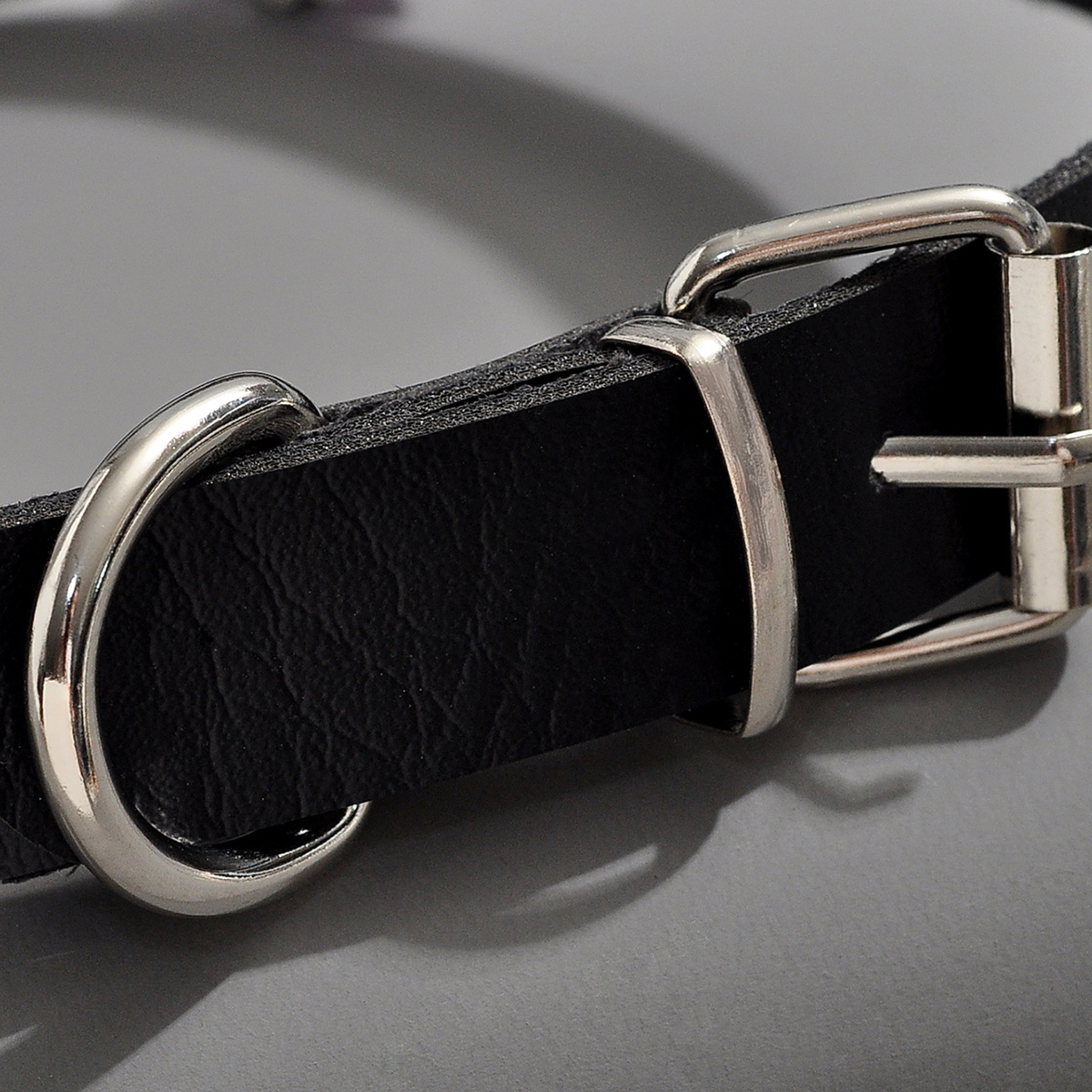 Fashionable Personality Tassel Pu Leather Choker Necklace Temu