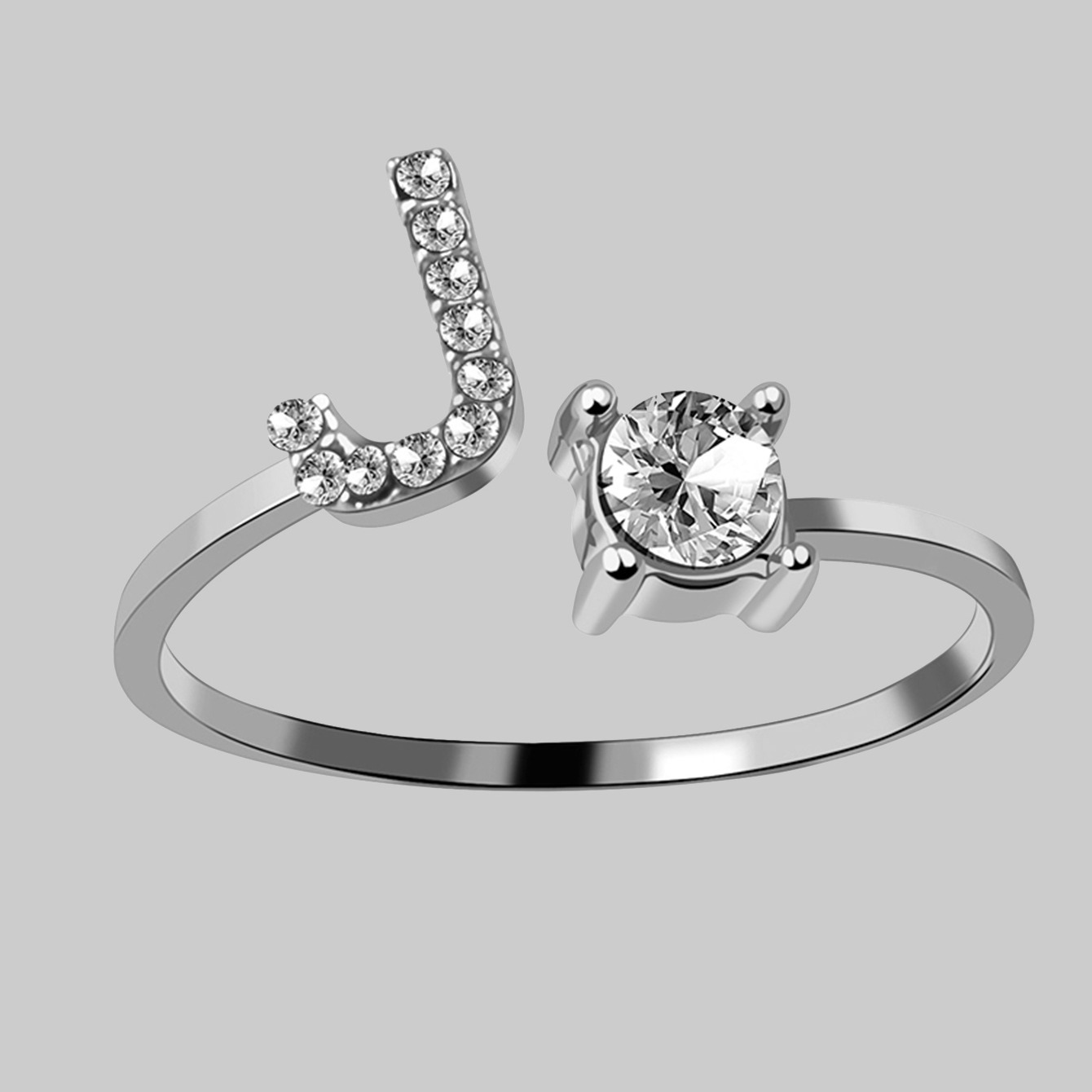 J on sale letter rings