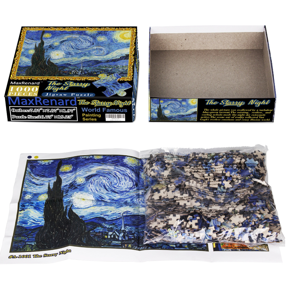 Puzzle Vincent van Gogh: The Starry Night, 1 000 pieces