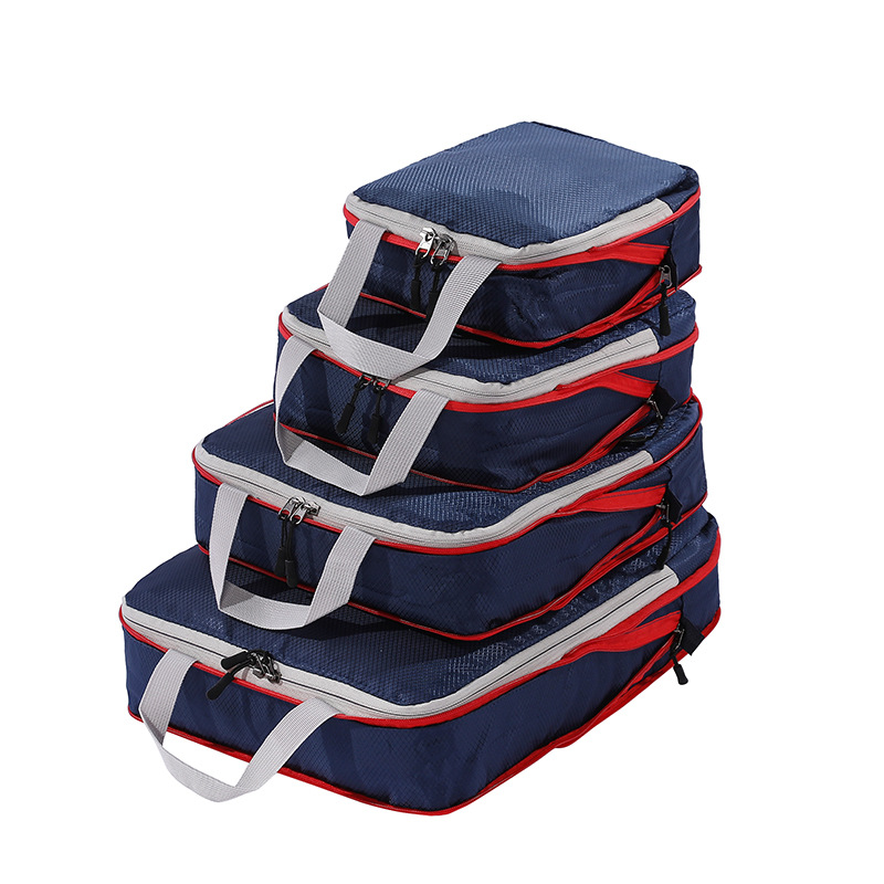 Polyester Travel Bag with Packing Cubes Laundry Bag Packing Cube Luggage  Bag Organizer for 6 Size