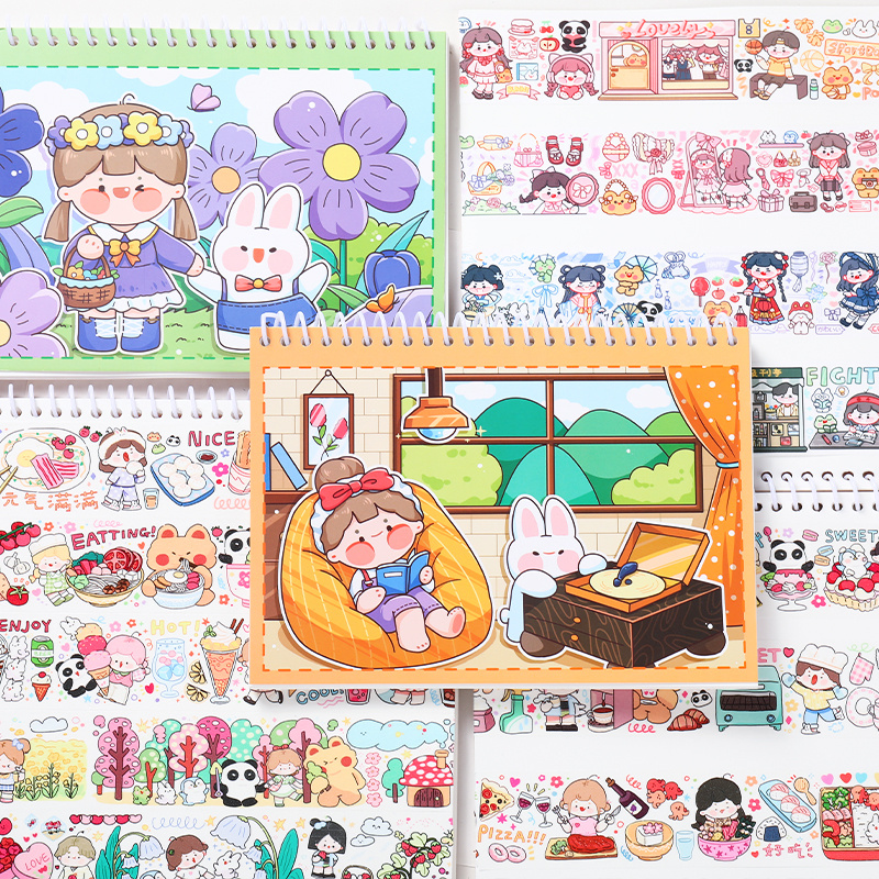 A5 Double sided Release Paper Book Blank Sticker Book - Temu