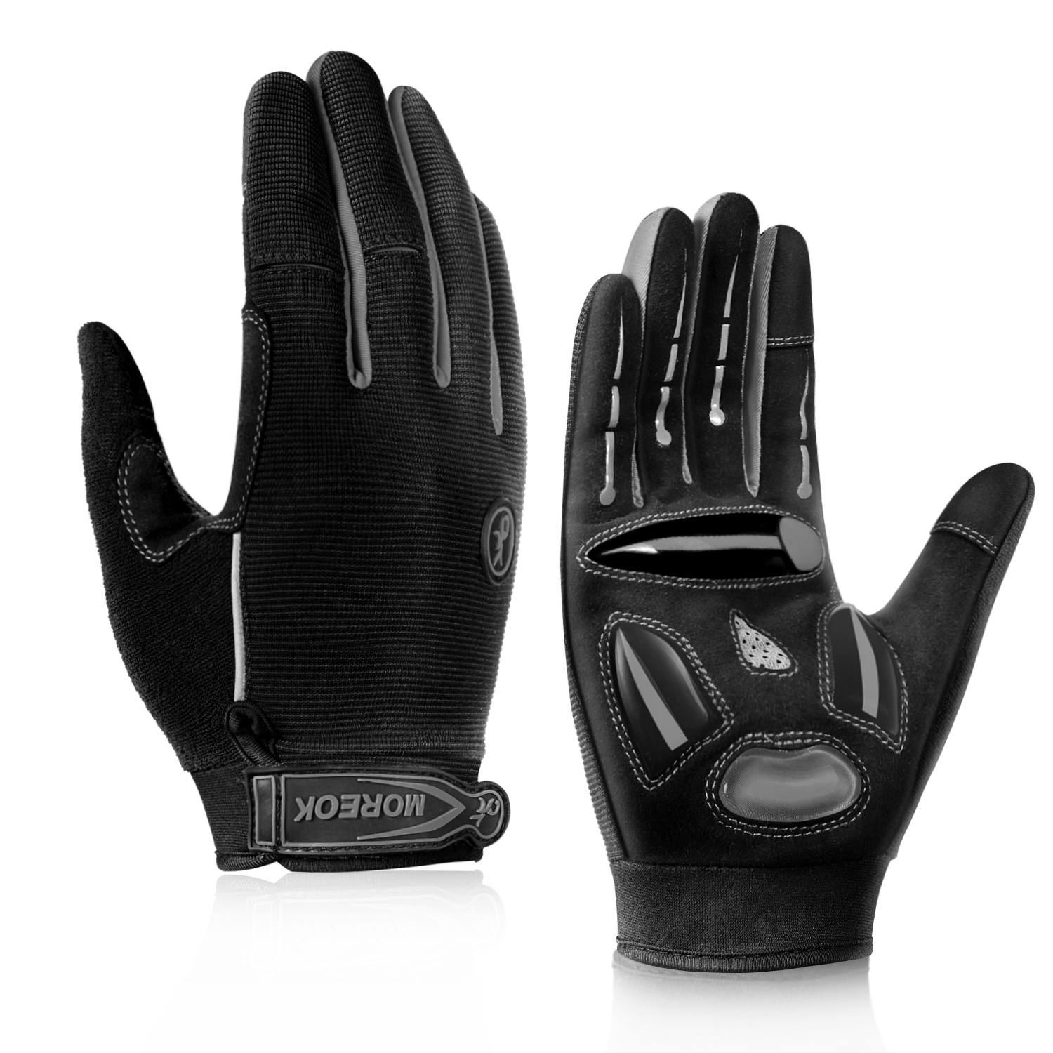 Image of 5mm Gel-pad Full-finger Cycling Gloves For Road Bike Riding