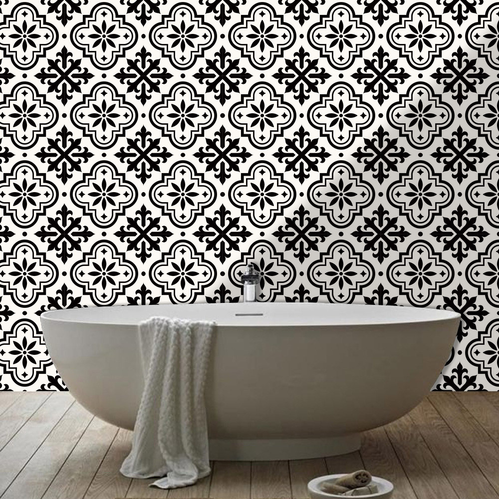 Classic Tile Stickers, Self-adhesive Waterproof Backsplash Stickers Home  Decoration Peel And Stick Wallpaper Removable Decorative Tile Wall Stickers  Stair Tile Stickers Wall Decals - Temu