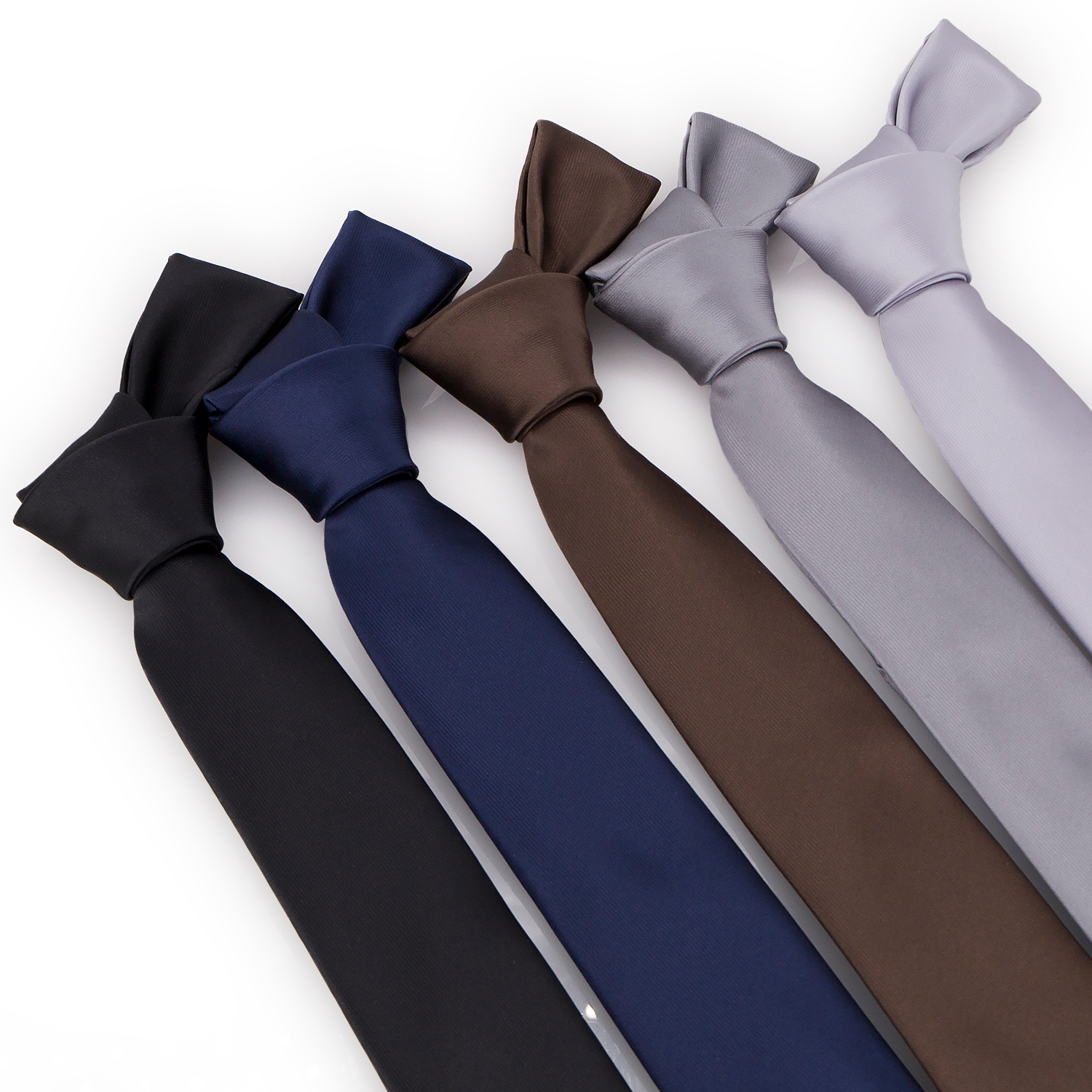 

1pc Men's Solid Pure Color 2.36"(6cm) Plain Formal Ties, Handmade Narrow Tie