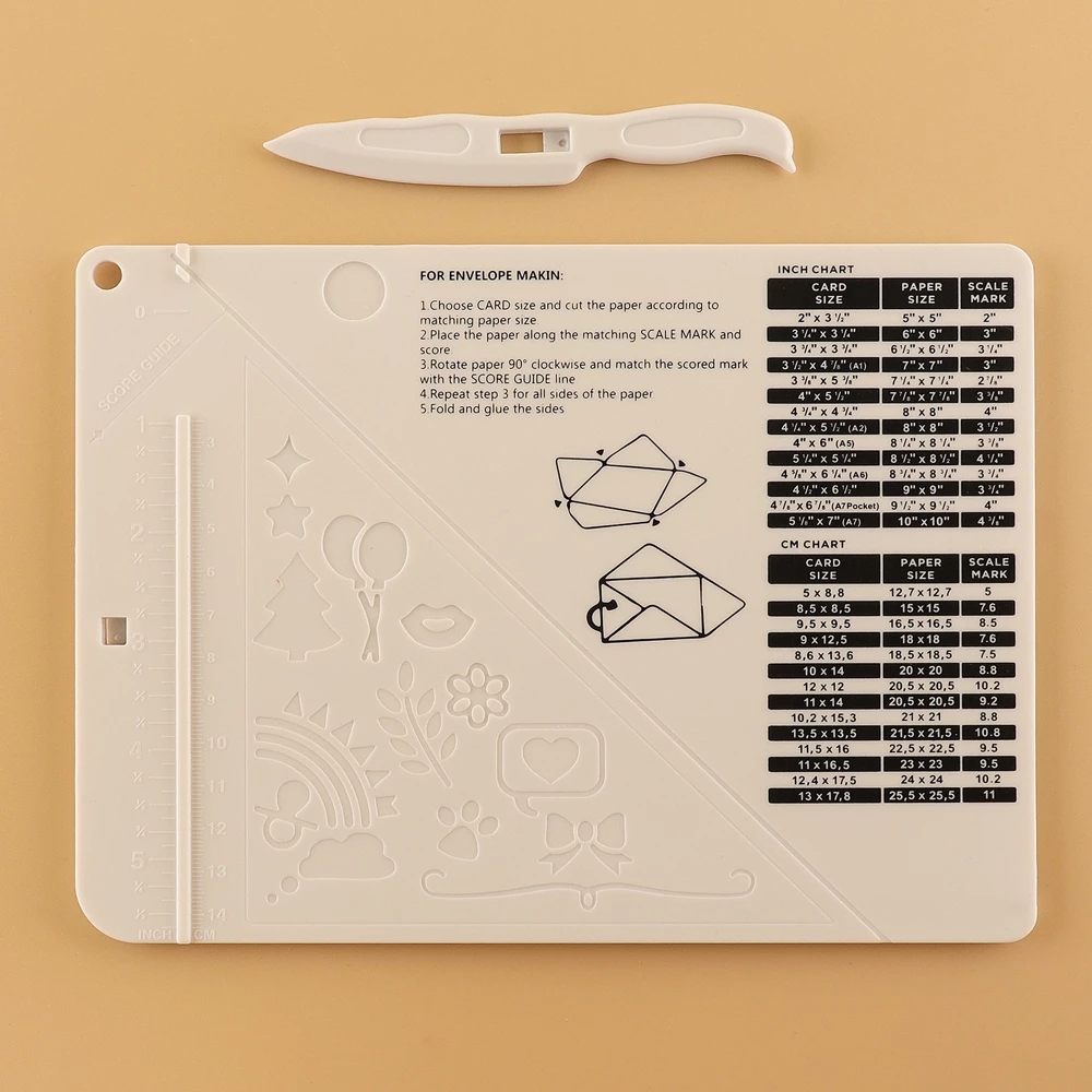 Mini Score Board Envelope Maker: Create Embossed Lines - Temu Germany